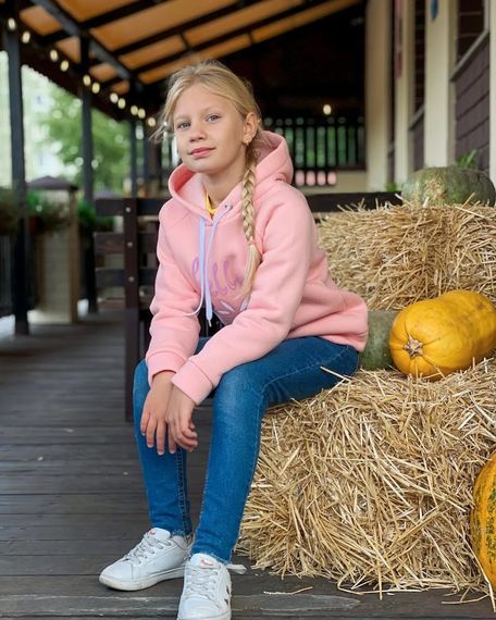 Худі для дівчинки Носи своє 122 Рожевий (p-8755-90093) | Зображення 4