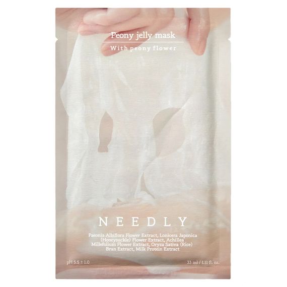 Осветляющая тканевая маска для лица Needly Peony Jelly Mask (33 мл)