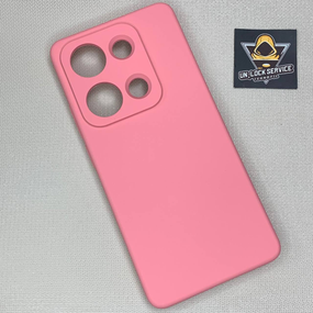 Чехол силиконовый противоударный Xiaomi Redmi Note 14S Soft Touch Рожевий