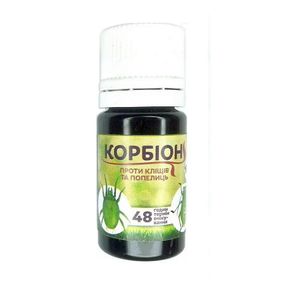 Біоінсектицид-акарицид Корбіон від попелиць та кліщів 10 мл