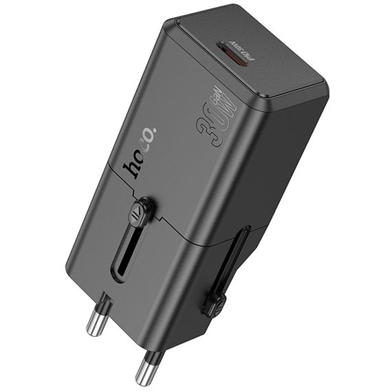 МЗП Hoco AC25 Mini PD30W (1USB-C) universal travel charger Black