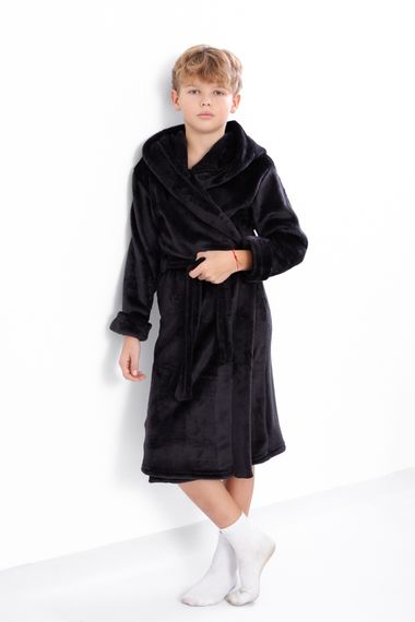 Халат для хлопчика Носи своє 128 Чорний (p-15994-183944) | Зображення 1