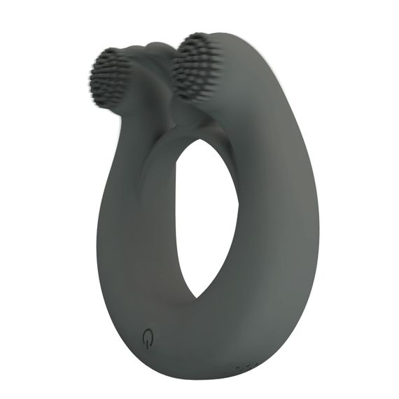 Ерекційне вібро кільце Pretty Love - Master Ring GREY, BI-210324-1 Sex Aura | Зображення 2