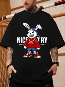 Футболка з ДТФ принтом (оверсайз)