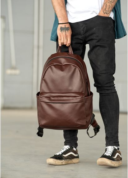 Чоловічий рюкзак Sambag ZARD LST шоколадний 46 х 28 х 13 см (25018020m) | Зображення 3
