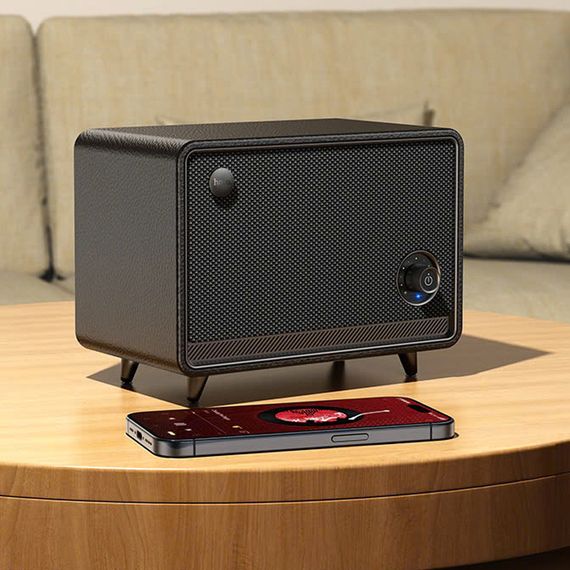 Bluetooth Колонка Hoco BS65 Pearl Retro Black | Зображення 2