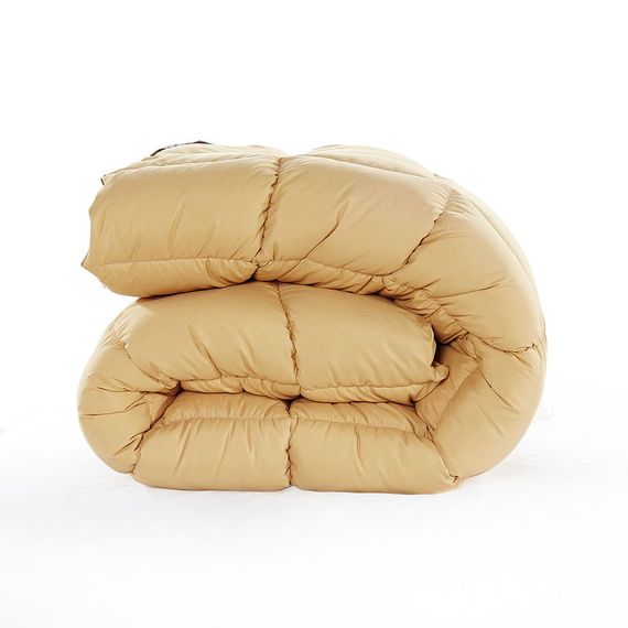 Ковдра закрита однотонна вовна (Мікрофібра) Двоспальна Євро 200х220 54818 | Зображення 2