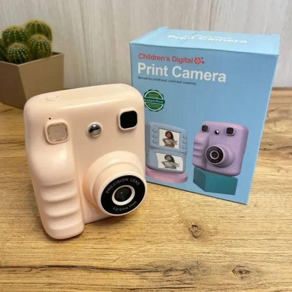 Детская фотокамера A29 Premium с функцией цветной и черно-белой печати + фронтальная камера | Зображення 1