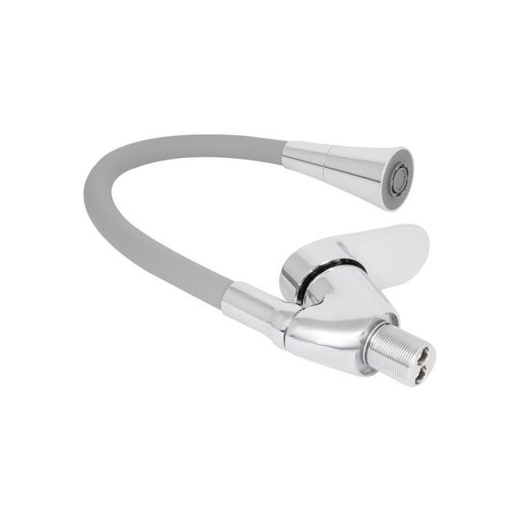 Смеситель для кухни Lidz Tani 008F3 с гибким изливом (k40) LDTAN008F3GCR39507 Chrome/Grey | Зображення 5