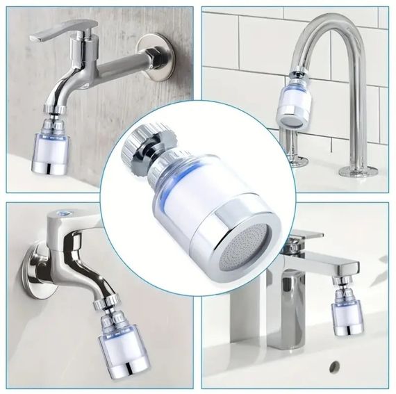 Водоощадна насадка на кран із фільтром-очисником, аератор, барботер | Зображення 1