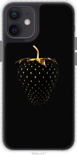 Чохол на iPhone 12 Mini Чорна полуниця "3585pc-2071-24368"