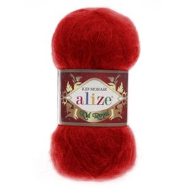 Alize KID ROYAL 56 Турецкая пряжа для вязания нитки кид мохер