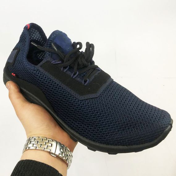 Кросівки чоловічі весна 40 розмір. Літні кросівки, кросівки з тканинним верхом. Модель 34722. Колір: синій | Зображення 4