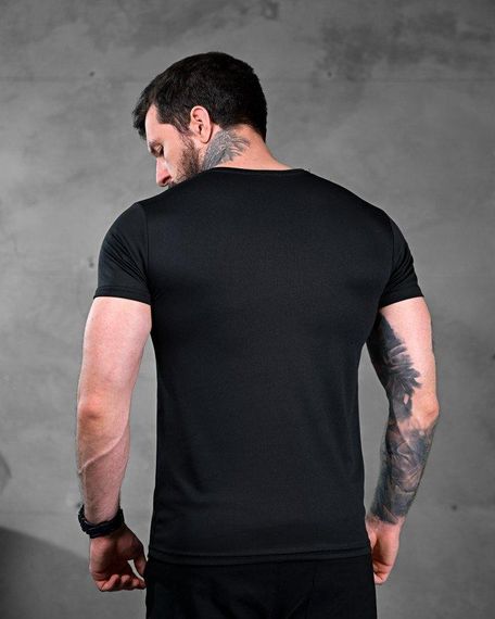 Тактична потоотвідна футболка кобра чорна ПП7599 | Зображення 2