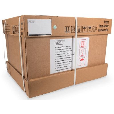 Шкаф настенный Digitus Wall Mounting Unique 19" 12U 600x600, RAL 9005 (DN-1912U-6/6-SW) | Зображення 1