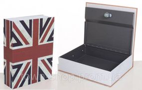 Книга-сейф на замке MK 0791 металлическая Union Jack