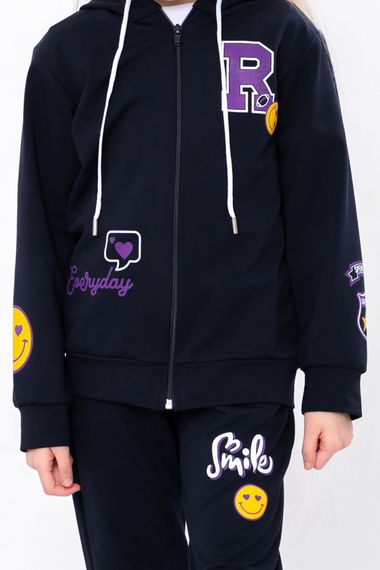 Костюм для дівчинки Носи своє 134 Синій (p-8331-148747) | Зображення 2