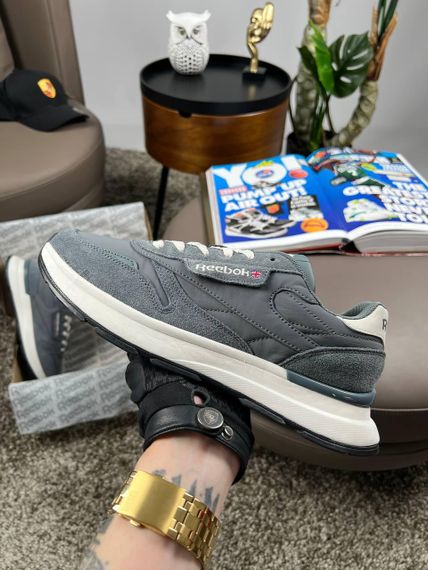 Чоловічі кросівки R3eebok Classic Dark Grey White , В'єтнам A4231 46 | Зображення 6