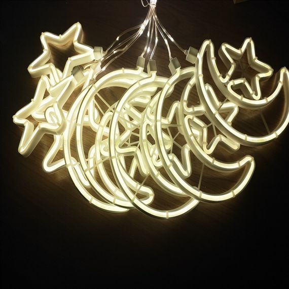 Світлодіодна гірлянда-світлова завіса Xmas Copper Curtain 4,3 м з 5 зірками XPRO (47647-7260_494) | Зображення 2