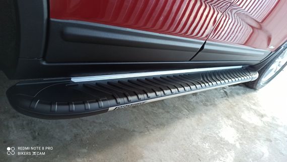 Бокові пороги Bosphorus Grey (2 шт., алюміній) 2010-2013 для Kia Sorento XM рр | Зображення 1