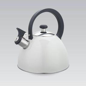Чайник 2.5 л Maestro MR‑1302-WG из нержавеющей стали со свистком для всех типов плит