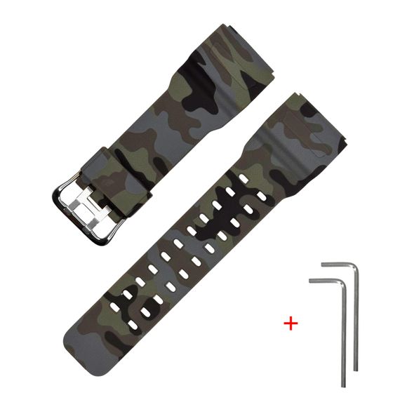 Ремінець для Casio G-Shock GG-1000/GWG-100/GSG-100 Camo Gray SI
