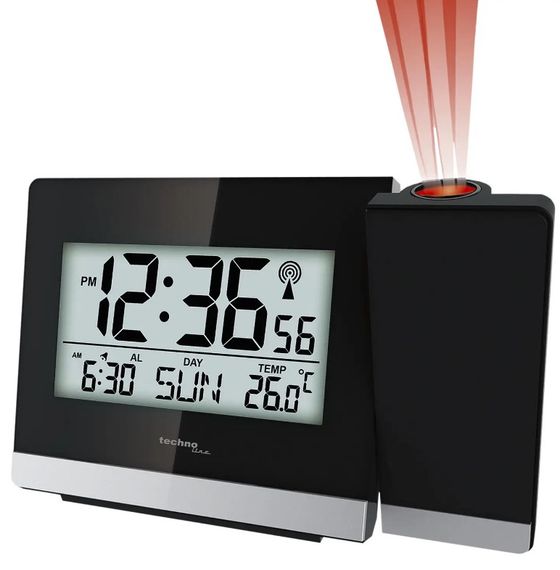 Годинник проекційний Technoline WT536 Black (WT536) (DAS301196)