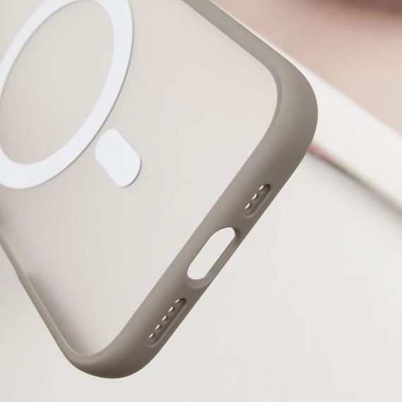 TPU+PC чохол Blueo Skin Friendly Frosted with MagSafe для Apple iPhone 16 (6.1") | Зображення 5