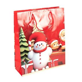 Пакет подарунковий "Новий Рік" 2571-2-2 розмір 26х32х10 см