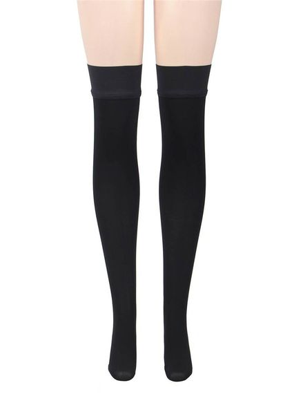 Панчохи з бантиками Star Night чорні, One Size sexstyle | Зображення 5