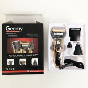Тример для вусів GEMEI/Geemy GM-595 | Бездротова електробритва Машинка чоловіча RE-164 для гоління