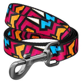 Поводок для собак WAUDOG Nylon "Граффити" S 15 мм х 122 см (4908)