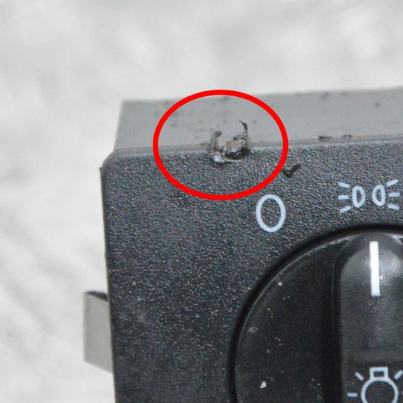 Блок управління світла фар Opel Combo C 2000-2006 Перемикач світла фар Опель Комбо Ц 9116614 0524119 | Зображення 1