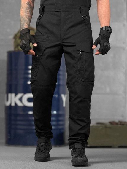 Тактичні штани mantana чорні ВТ5054