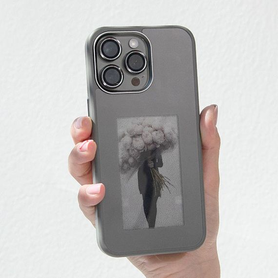 TPU+PC чохол Ink Show 2.0 для Apple iPhone 14 Pro (6.1") Grey | Зображення 3