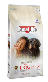 Сухий корм для активних собак BonaCibo Adult Dog High Energy Chicken&Rice with Anchovy 15 кг з м'ясом курки, а