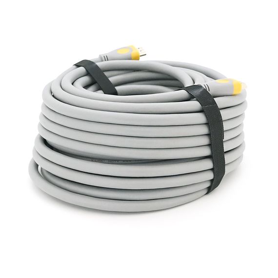 Кабель Merlion HDMI-HDMI V-Link High Speed 20.0m, v2, 0, OD-8.2mm, круглий Grey | Зображення 1