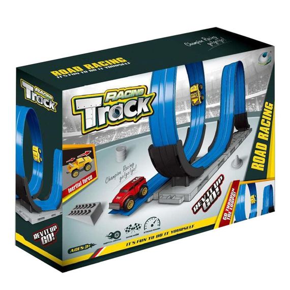 Інтерактивний трек з інерційною машинкою SHT 088-3 (1CAR) Blue | Зображення 1