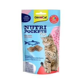 Ласощі для кішок GimCat Nutri Pockets Fish Лосось 60 г