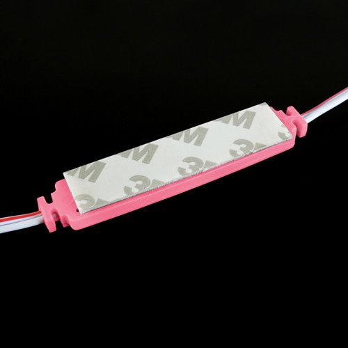 Светодиодный модуль BRT XG194 5630-3 led W 1,5W PINK, 12В, IP65 розовый с линзой полусфера | Зображення 2