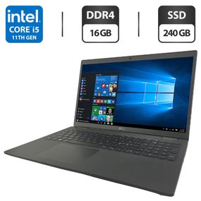Ультрабук Dell Latitude 3520 / 15.6" (1366x768) TN / Intel Core i5-1135G7 (4 (8) ядра по 2.4 - 4.2 GHz) / 16 GB DDR4 / 240 GB SSD / Intel Iris Xe Graphics / WebCam б/в