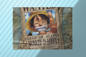 Плакат-постер з принтом Кавун One Piece Ван-Піс Розшукова листівка Monkey D. Luffy Монки Д. Луффі А1 ПЛ000676(A1)