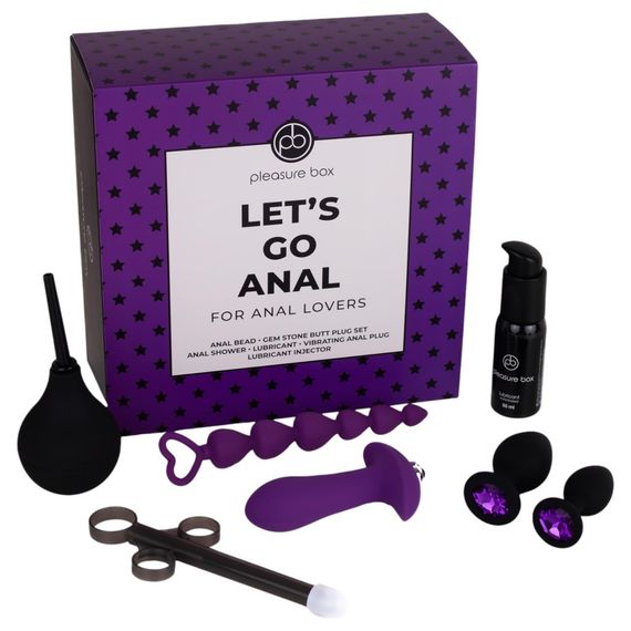 Подарунковий набір для анального сексу DreamToys Let'S Go Anal 7 предметів, фіолетовий Sex Aura
