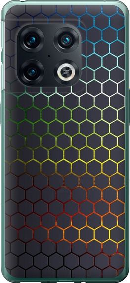 Чехол на OnePlus 10 Pro Переливающиеся соты "498u-2588-17620"
