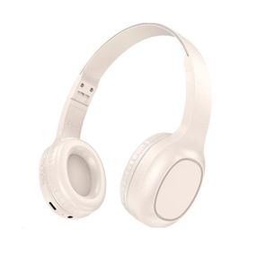 Беспроводные наушники HOCO W46 Charm BT headset Milky White
