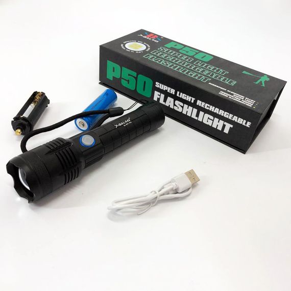 Зручний ручний ліхтар Bailong X-Balog BL-B99-P50, Тактичний ліхтар для армії військовий зсу JE-22 | Зображення 2