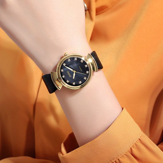 Жіночий годинник Skmei 2165GDBKBK Gold-Black-Black | Зображення 2