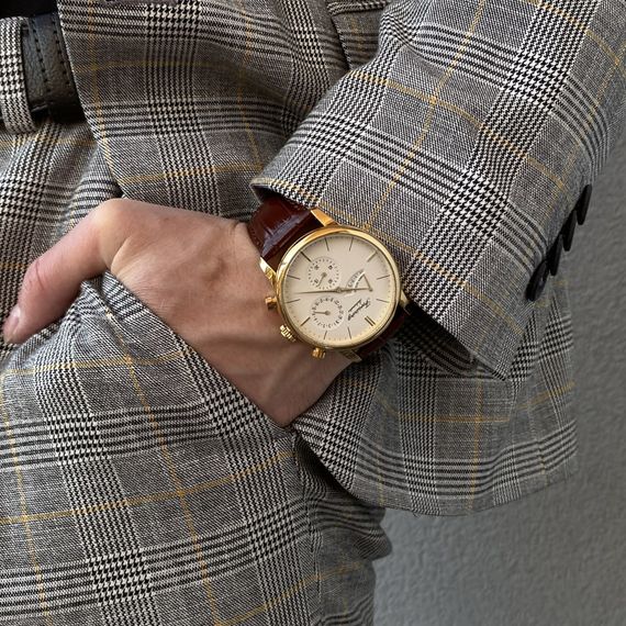 Forsining 6916 Gold-Black STOPPED | Зображення 6
