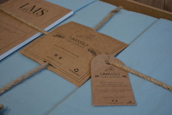 Постельное белье Limasso Stonewashed Ranforse 200 х 220 см Mineral Blue | Зображення 5