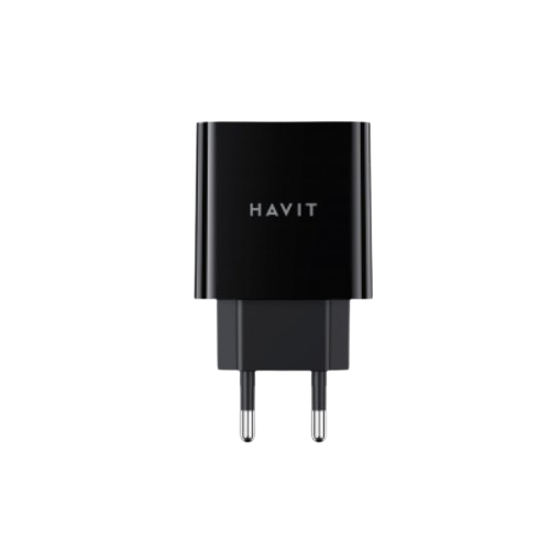 Зарядний пристрій мережевий USB/Type-C 20W чорний Havit HV-UC111 | Зображення 3